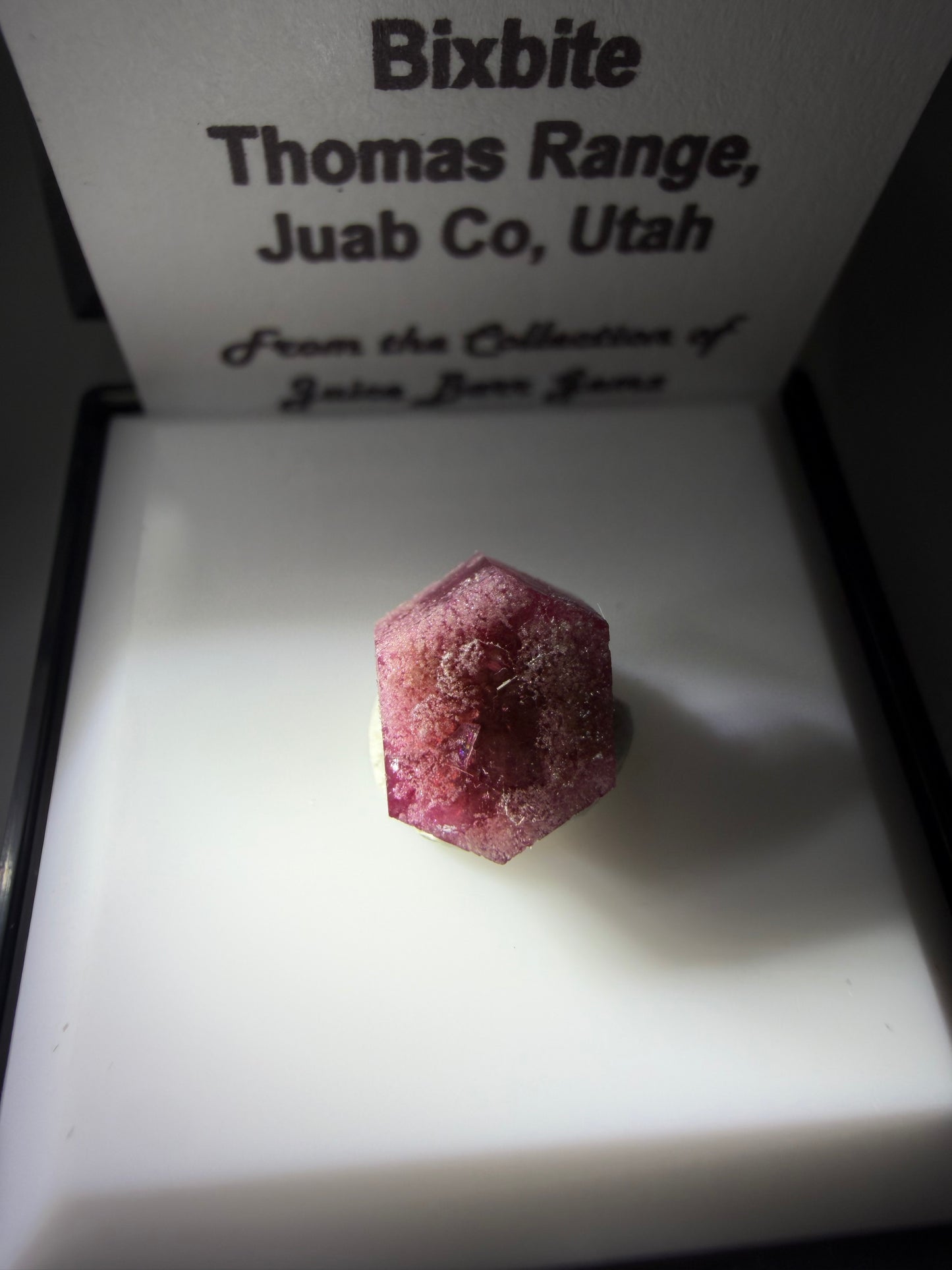 Red Beryl (Bixbite) Crystal | Juab County, Utah