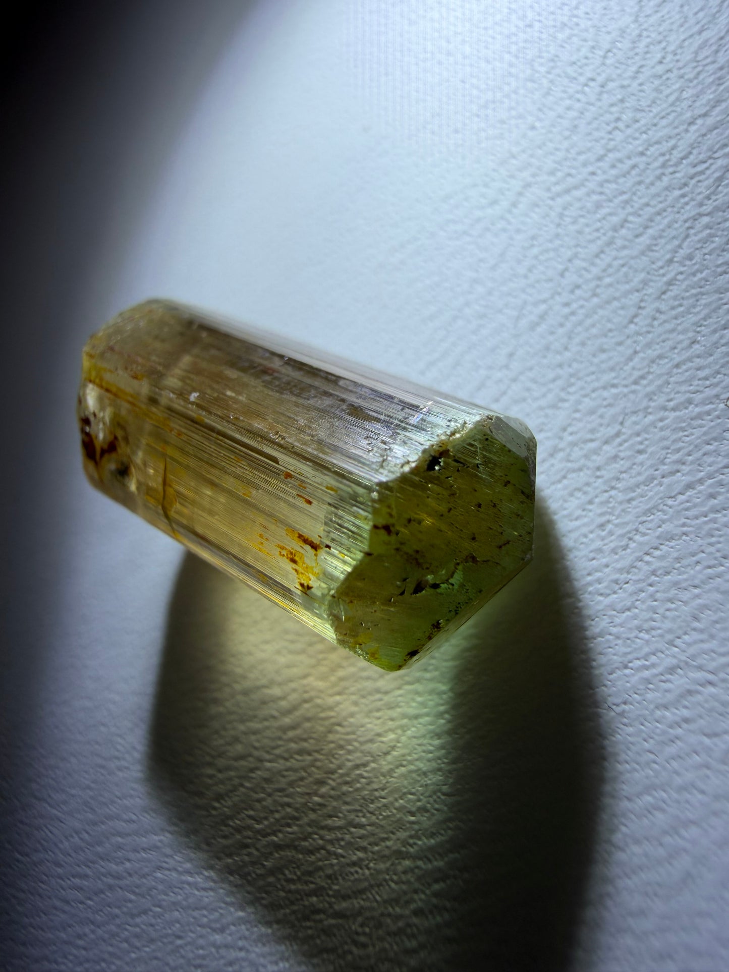 Champagne-to-Green Tourmaline Crystal | Rubaya, DRC 2025