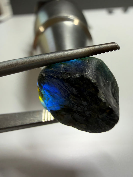 Natural Australian Sapphire | 17.4ct Deep Blue Teal Corundum