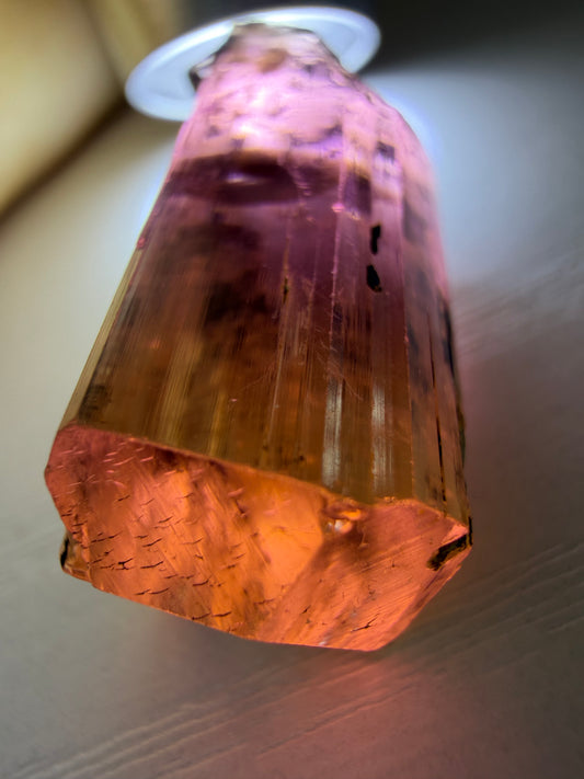Burgundy-to-Champagne Tourmaline Crystal | Rubaya, DRC 2025