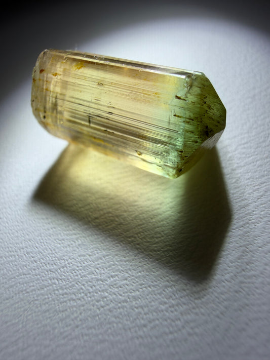 Champagne-to-Green Tourmaline Crystal | Rubaya, DRC 2025