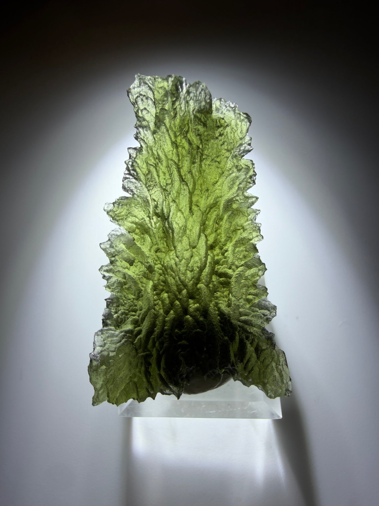 Moldavite from Besednice, Czech Republic