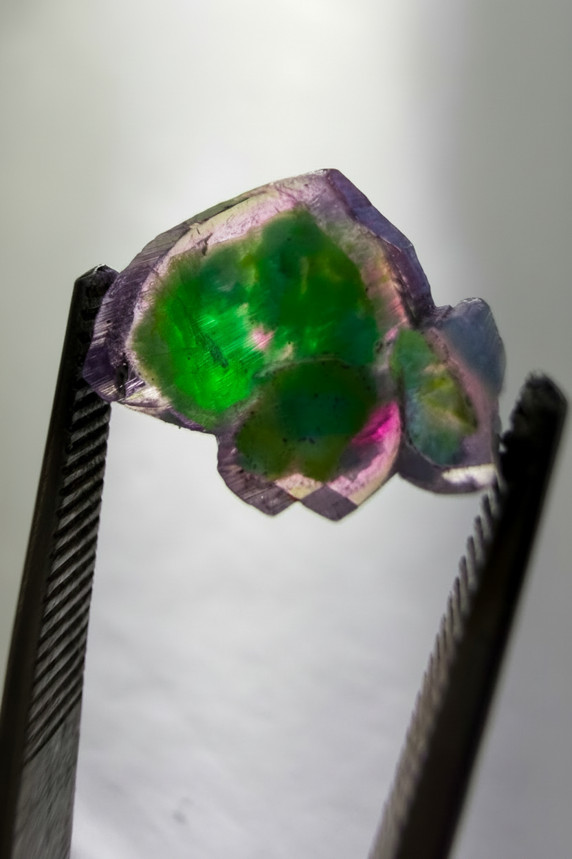 Tourmaline Slices from the 2026 Productions from the famed Paprok Mine in Nuristan, Afghanistan