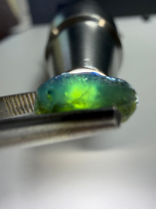 Natural Australian Sapphire | 4.4 ct Rich Teal Blue Parti colored Gem