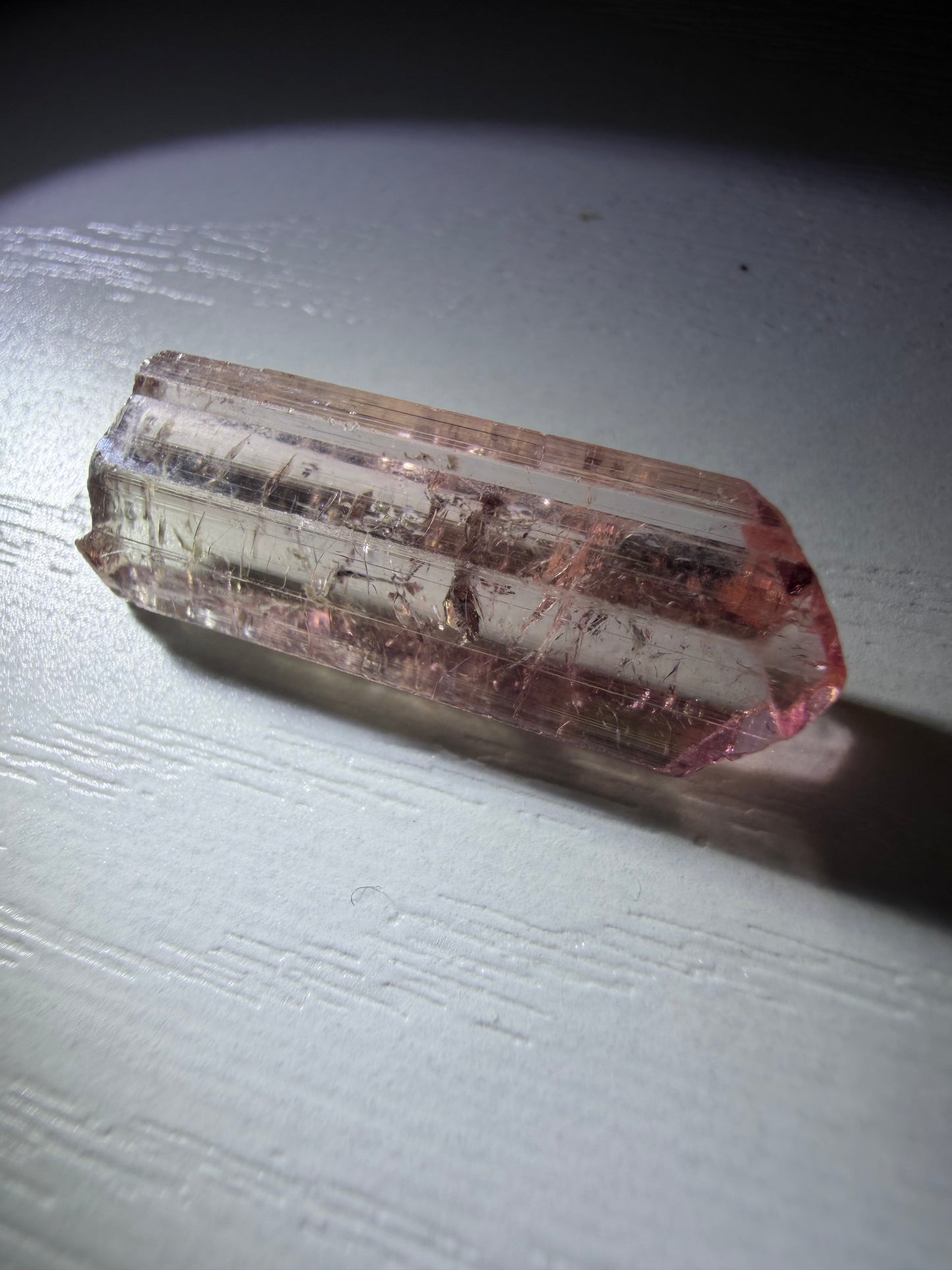 Baby Blue-to-Pink Tourmaline Crystal | Rubaya, DRC 2025