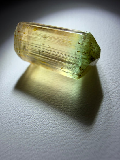Champagne-to-Green Tourmaline Crystal | Rubaya, DRC 2025