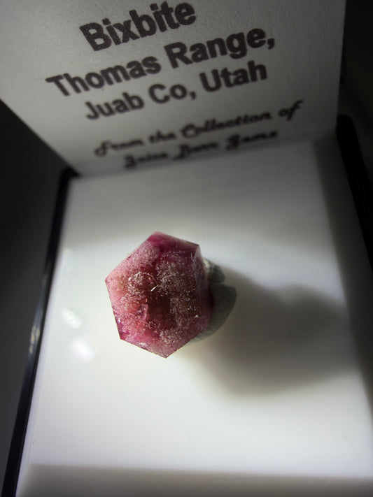 Red Beryl (Bixbite) Crystal | Juab County, Utah