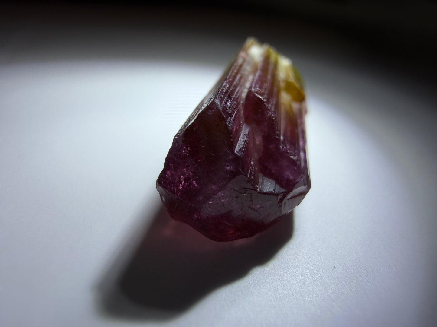 Bicolor Tourmaline Crystal | Super Saturated Red to Green | Exceptional Clarity | Paprok Mine, Nuristan, Afghanistan